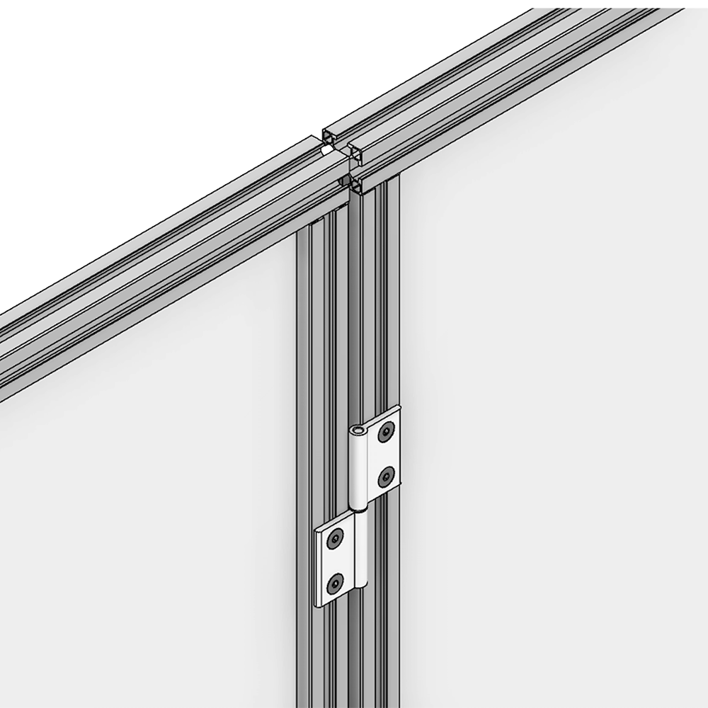 51-300-3SS MODULAR SOLUTIONS LIFTOFF ALUMINUM HINGE 64MM X 101MM X 4MM COUNTERSUNK HOLES, S.S. HARDWARE